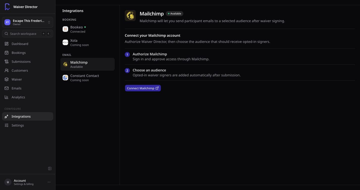 Consent-driven integrations